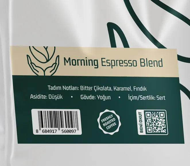 Haldia Morning Espresso Blend Kahve 250 gr.