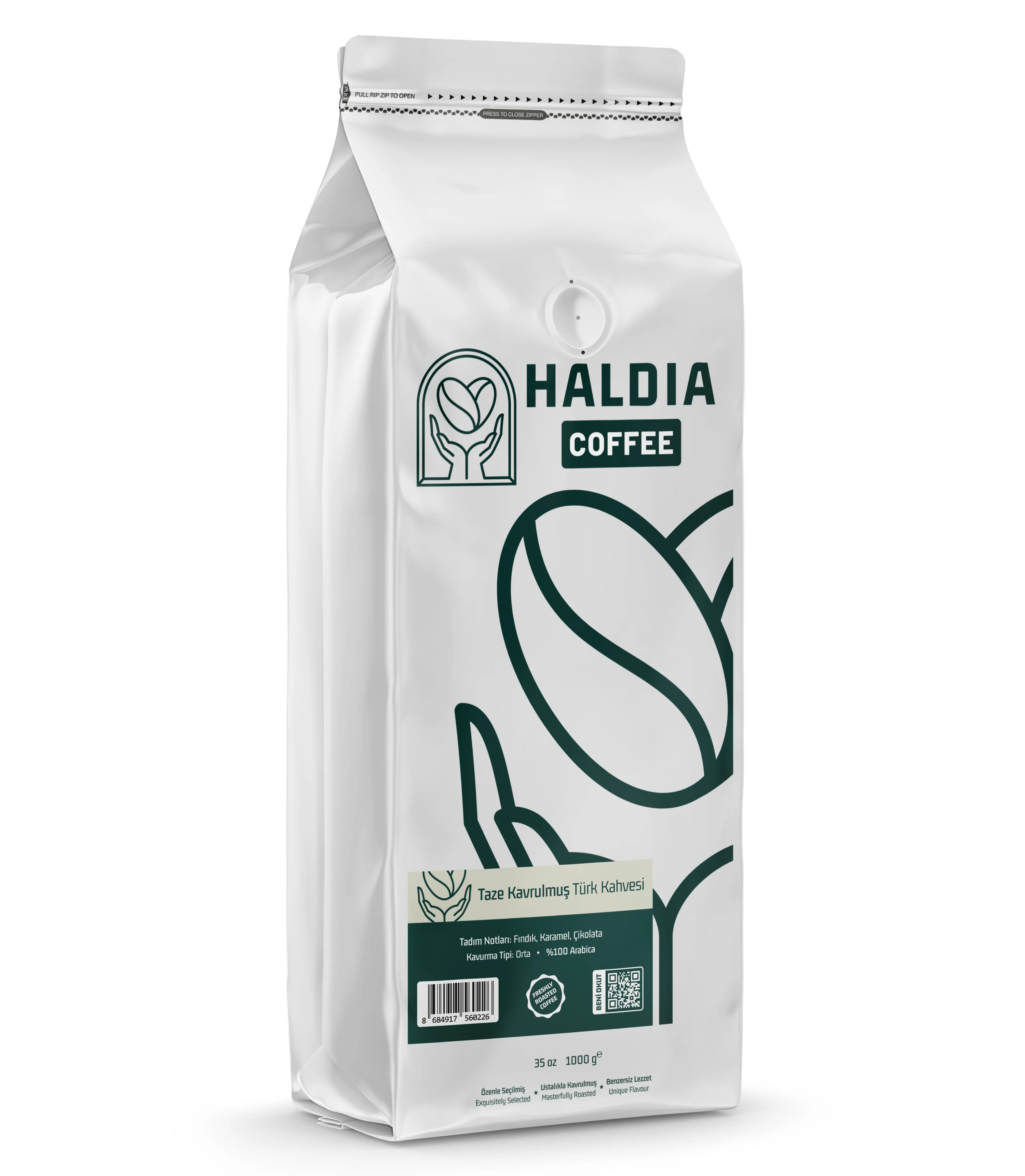 Haldia Taze Kavrulmuş Türk Kahvesi 1000 gr. 