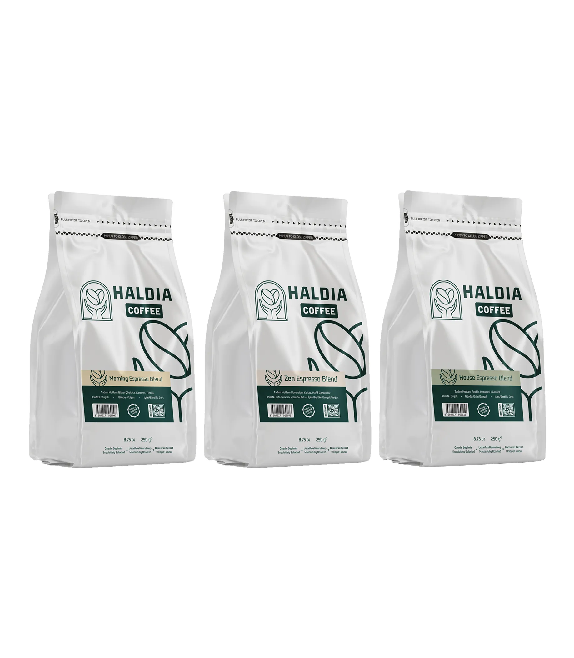 Haldia 3x250gr Espresso Blend Fırsat Paketi