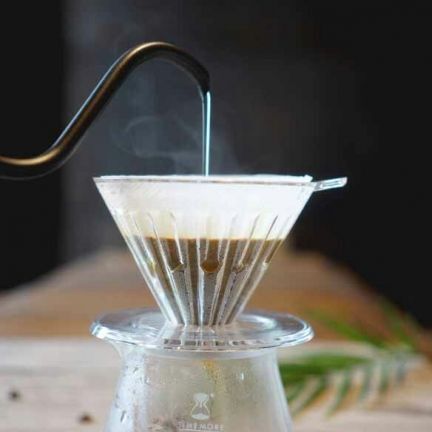 Timemore Plastik V60 Dripper Crystal Eye 02 (4 Fincan)